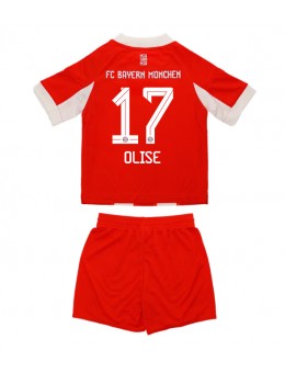 Bayern Munich Michael Olise #17 Replika Hemmakläder Barn 2025-26 Kortärmad (+ byxor)